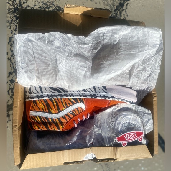 Rare Vans OG SK8-Mid Lx (Aries) Tiger Bright Men’s Size 9 Women’s Size 11 🔥🔥🔥 - Picture 12 of 16